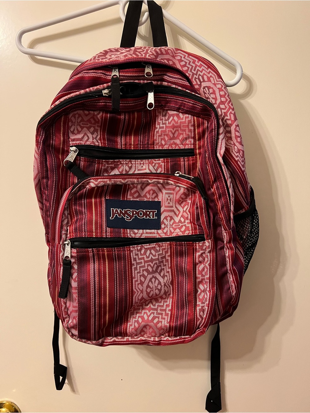Jansport Patterned Backpack - Pink